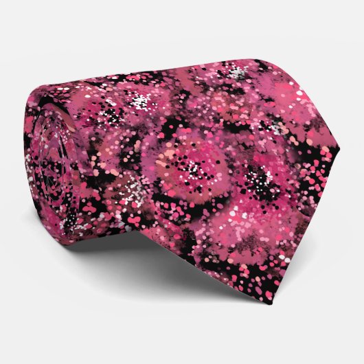 Floral Impressionisme Stropdas (Opgerold)