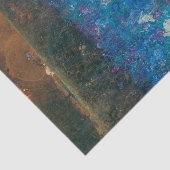 Floral Impressionist Blue Cottage Garden Decoupage Tissuepapier (Detail)