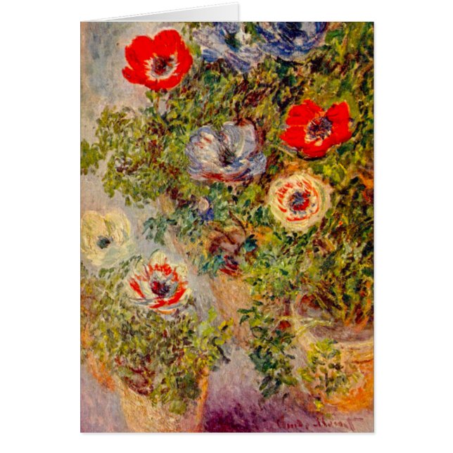 Floral Impressionist Painting - Claude Monet (Voorkant)