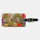 Floral Impressionist Painting - Claude Monet Bagagelabel (Voorkant horizontaal)