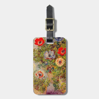 Floral Impressionist Painting - Claude Monet Bagagelabel
