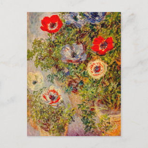 Floral Impressionist Painting - Claude Monet Briefkaart
