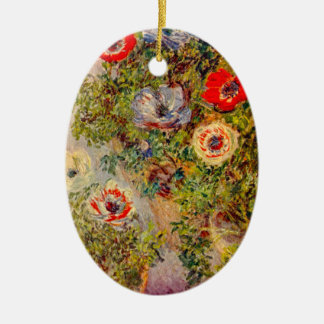 Floral Impressionist Painting - Claude Monet Keramisch Ornament