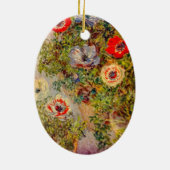 Floral Impressionist Painting - Claude Monet Keramisch Ornament (Achterkant)