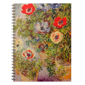 Floral Impressionist Painting - Claude Monet Notitieboek