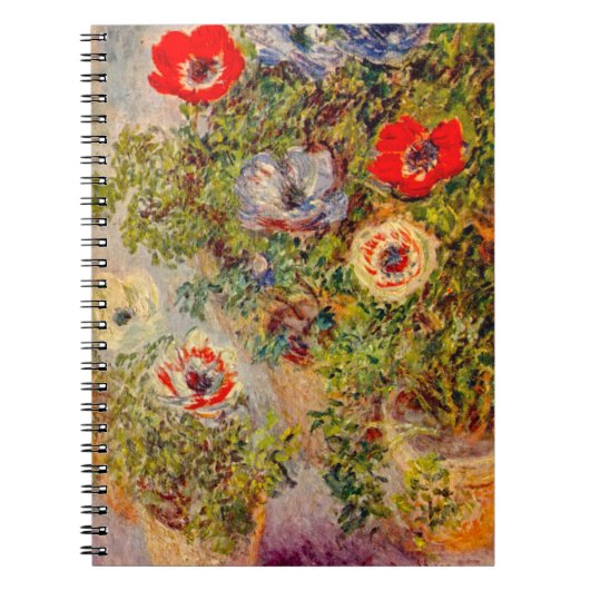 Floral Impressionist Painting - Claude Monet Notitieboek (Voorkant)