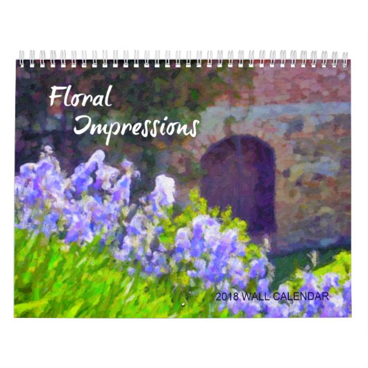 Floral Impressions Wall Agenda 2018 Kalender (Hoes)