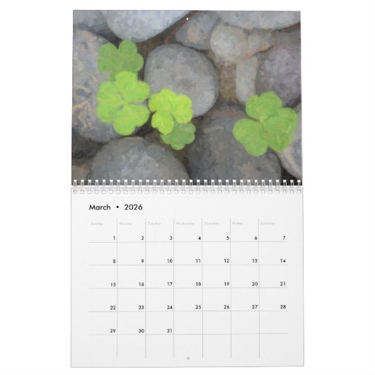 Floral Impressions Wall Agenda 2018 Kalender (Mar 2026)