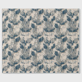 Floral in nood cadeaupapier (Vlak)