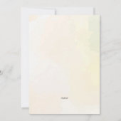 Floral in Zachte Kleuren sparen de Datum Save The Date (Achterkant)