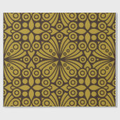 Floral Indian Pattern Layeredabstract, kunst, thui Cadeaupapier (Vlak)