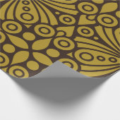 Floral Indian Pattern Layeredabstract, kunst, thui Cadeaupapier (Hoek)