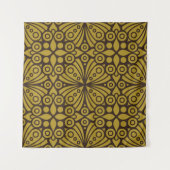 Floral Indian Pattern Layeredabstract, kunst, thui Wandkleed (Voorkant (horizontaal))