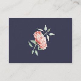 Floral Indigo Visitekaartje