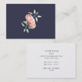 Floral Indigo Visitekaartje (Voorkant / Achterkant)