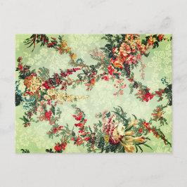 Floral Industrial arts uit de 19e eeuw Briefkaart