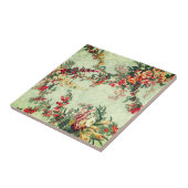 Floral Industrial arts uit de 19e eeuw   Tegeltje (Zijkant)