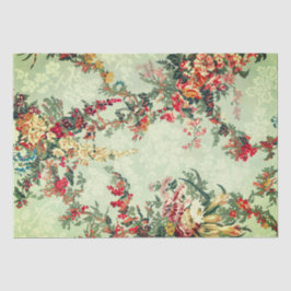 Floral Industrial arts uit de 19e eeuw Tissuepapier