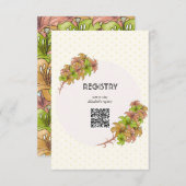 Floral Informatiekaartje (Voorkant / Achterkant)