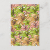 Floral Informatiekaartje (Achterkant)