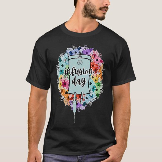 Floral Infusie Dag Therapie Nurse Minimalistisch B T-shirt (Voorkant)