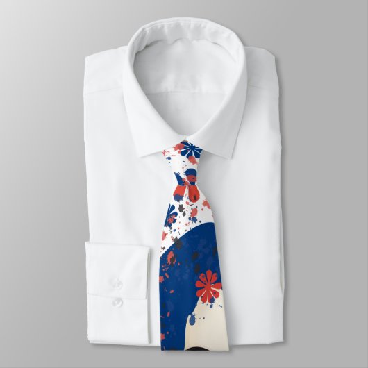 Floral Ink Lady Stropdas (Gebonden)