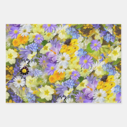 Floral Inpakpapier Vel (Voorkant 2)