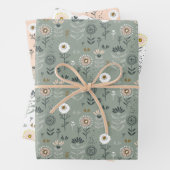 Floral Inpakpapier Vel (In situ)