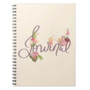 Floral Inspiration Journal met grillige bloemen Notitieboek