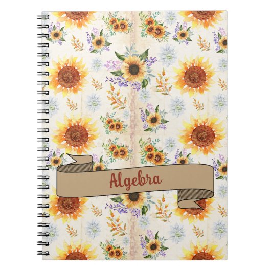 Floral Inspire School Notitieboek (Voorkant)