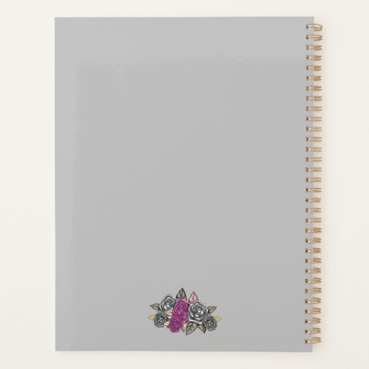 Floral Inspire School Planner (Achterkant)