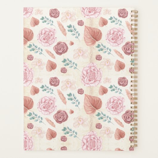 Floral Inspire School Planner (Achterkant)