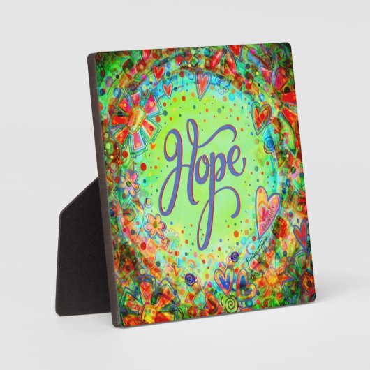  Floral Inspirerend Hope Inspirivity Fotoplaat (Voorkant)