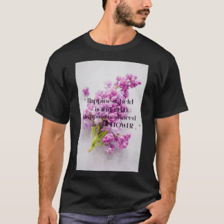 Floral Inspirerend offertes T-shirt