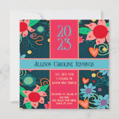 Floral Inspirivity Afstuderen Kaart (Voorkant)