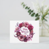 Floral Internationale Vrouwendag 2025 Briefkaart (Staand voorkant)