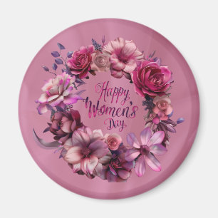 Floral Internationale Vrouwendag 2025 Magneet