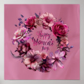 Floral Internationale Vrouwendag 2025 Poster (Voorkant)