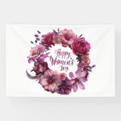 Floral Internationale Vrouwendag 2025 Spandoek (Horizontaal)