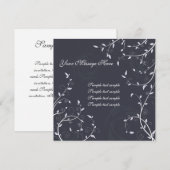 Floral Invitation Card Kaart (Voorkant / Achterkant)