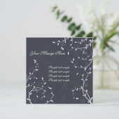 Floral Invitation Card Kaart (Staand voorkant)