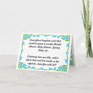 Floral Invite en Bedankt