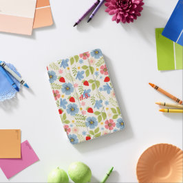 Floral iPad Cover with initials iPad Mini Cover