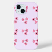 Floral iphone 15 Case (Achterkant)