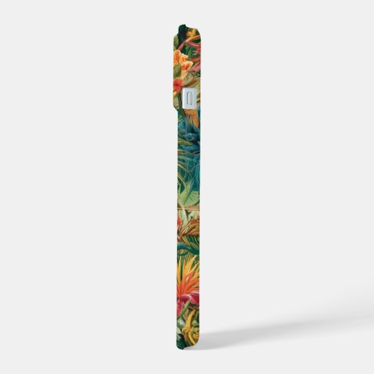 Floral iphone 15 hoesje (Linkerkant)