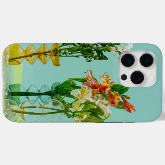 Floral iPhone 16 Plus Hoesje – Onbreekbaar (Achterkant (horizontaal))