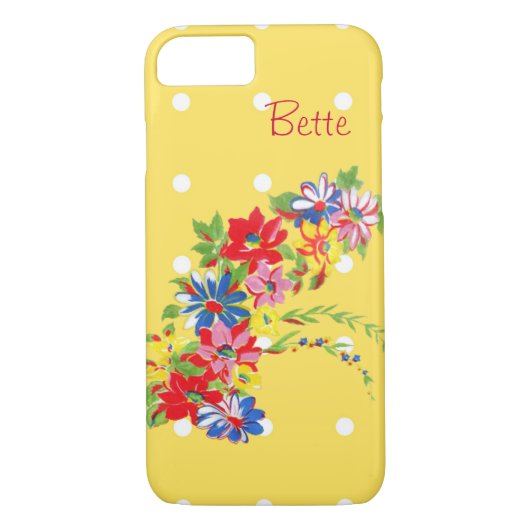  Floral iPhone 7 Hoesje (Achterkant)