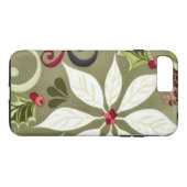 Floral iPhone 7 plus zwaar hoesje (Achterkant (Horizontaal))