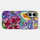 Floral iPhone case (Achterkant (horizontaal))