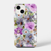 Floral iPhone Case iPhone Hoesje (Achterkant)